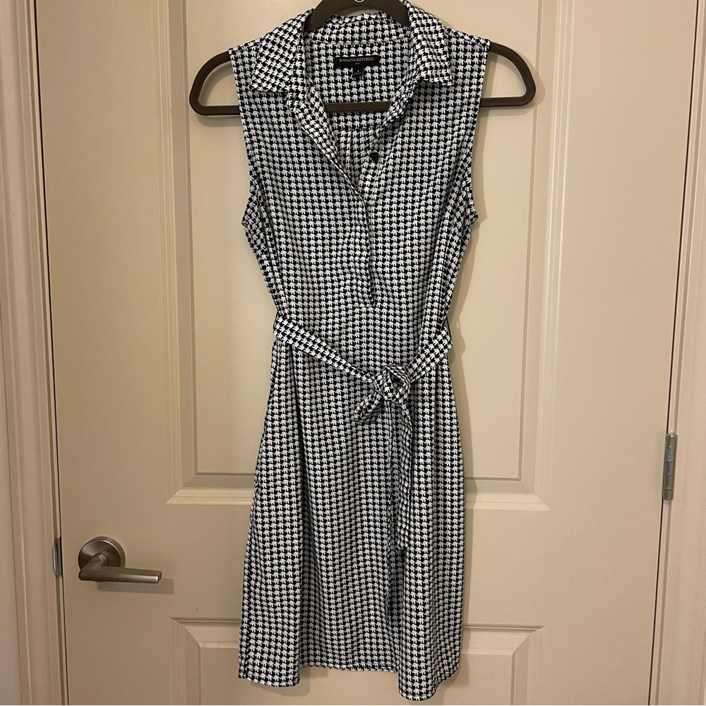 Banana Republic Elephant Print Shirt Dress